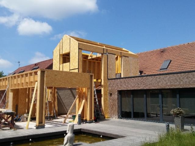 Extension d'une maison individuelle en ossature bois de 70 m².