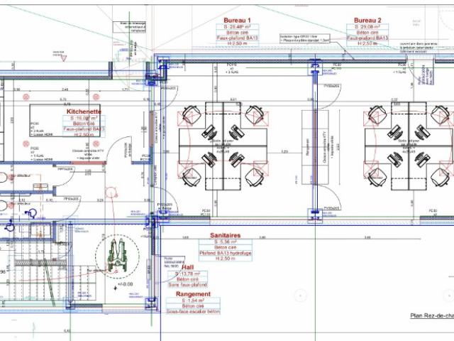 Construction du siège administratif de la société Billaut à Wavrin